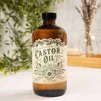 Organic Cold Pressed Castor Oil Hexane Free USA bottled: 16 oz