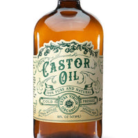 Organic Cold Pressed Castor Oil Hexane Free USA bottled: 16 oz